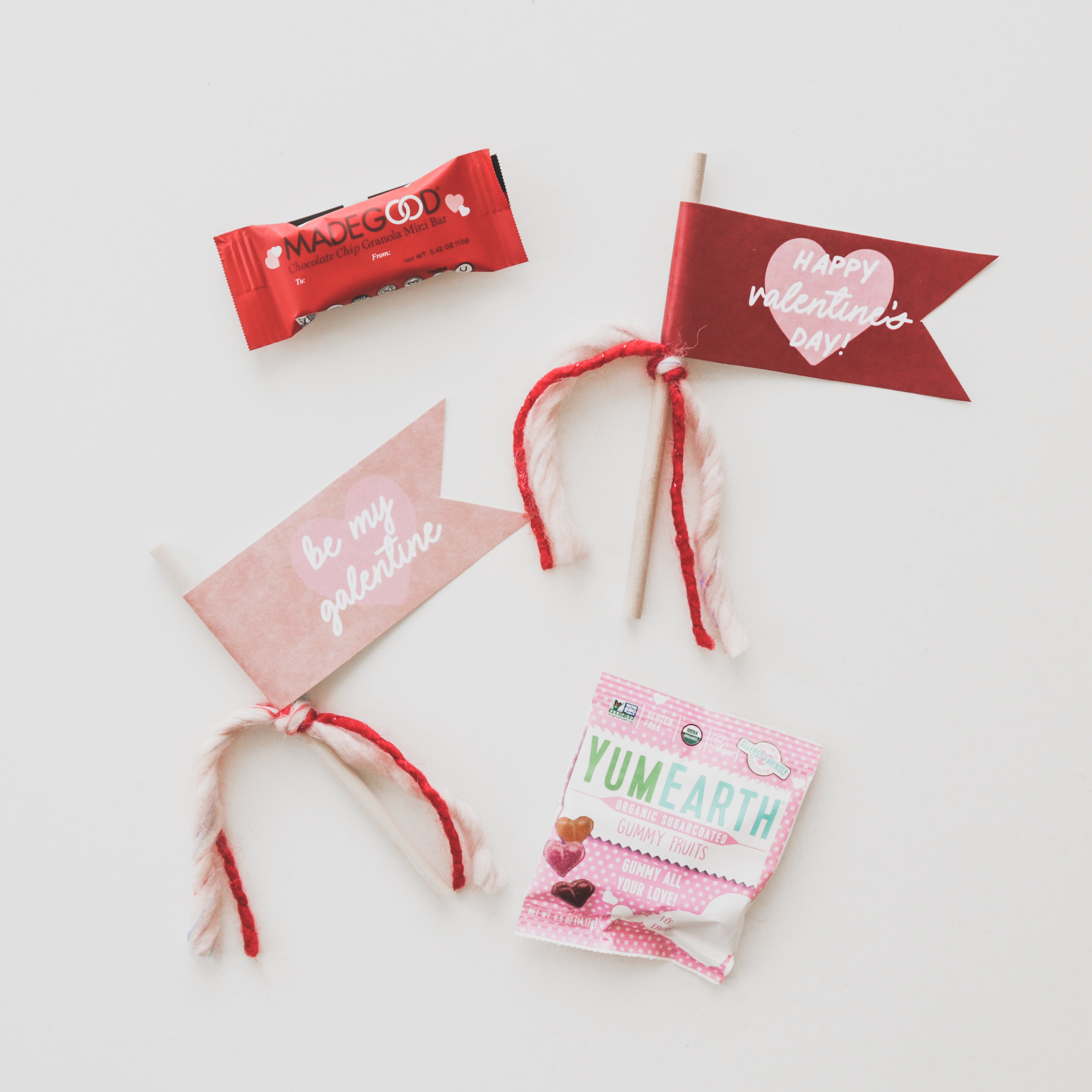 DIGITAL DOWNLOAD Valentine's Day Pennant Flag PDF + SVG