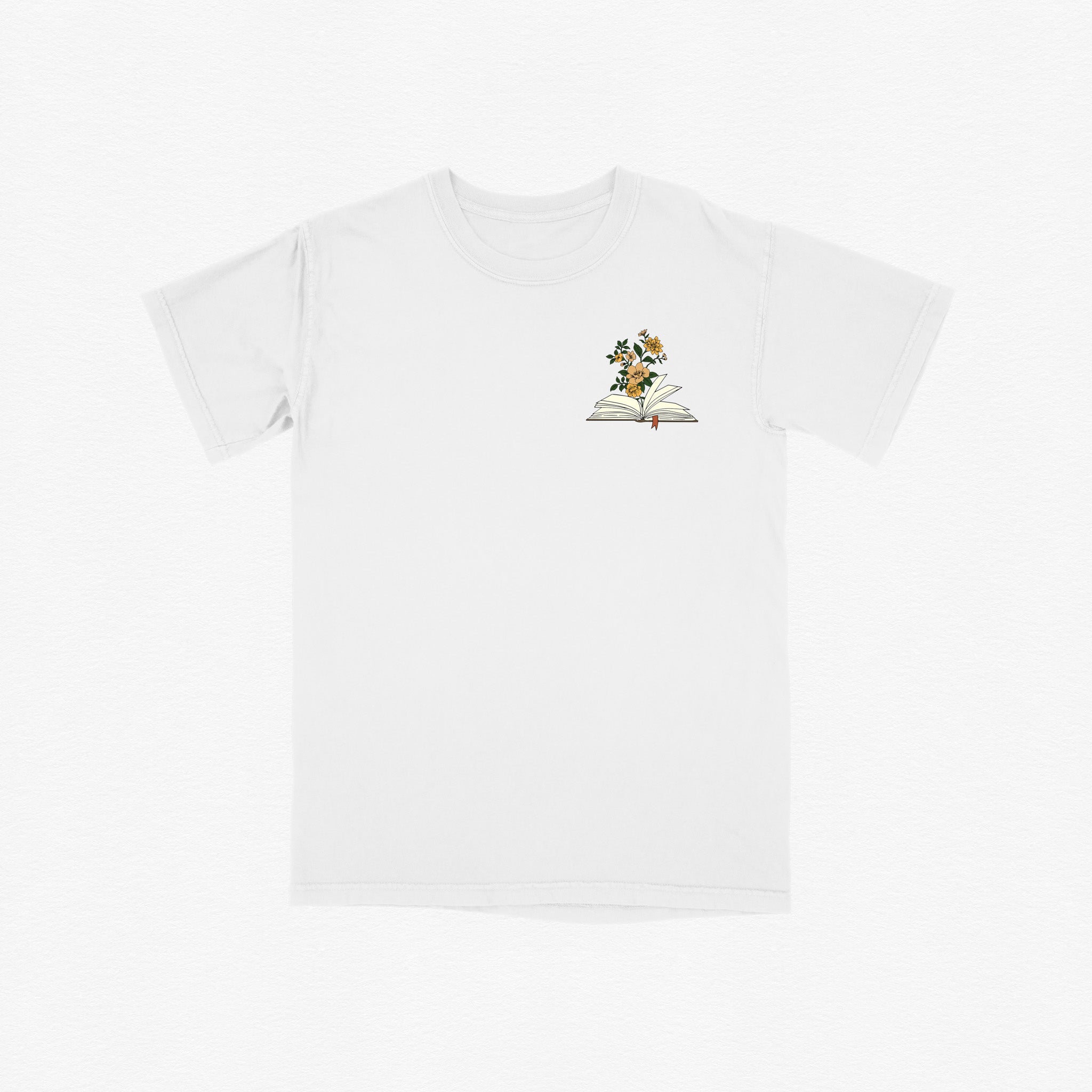 Floral Book Tee
