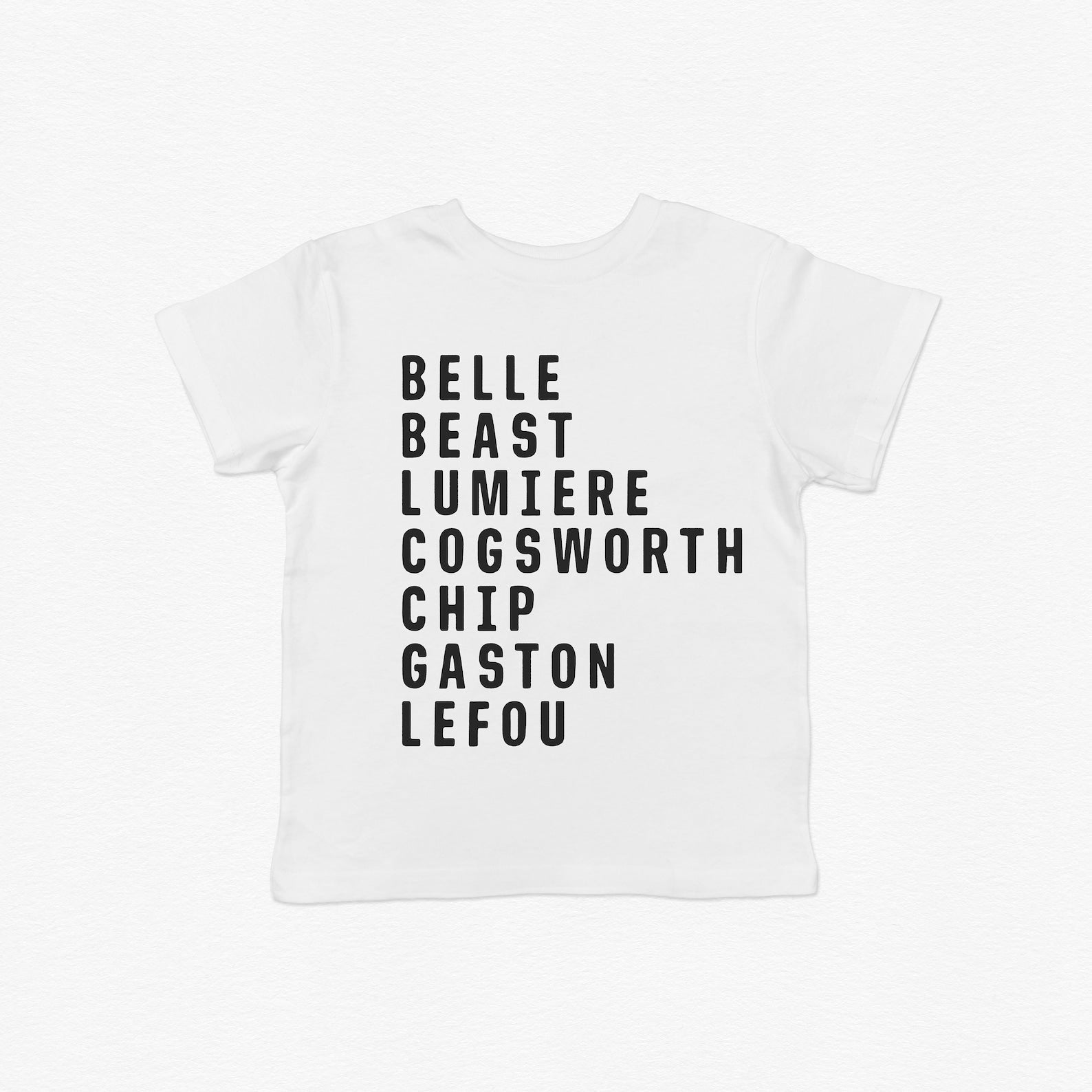 Beauty and the Beast Character Tee