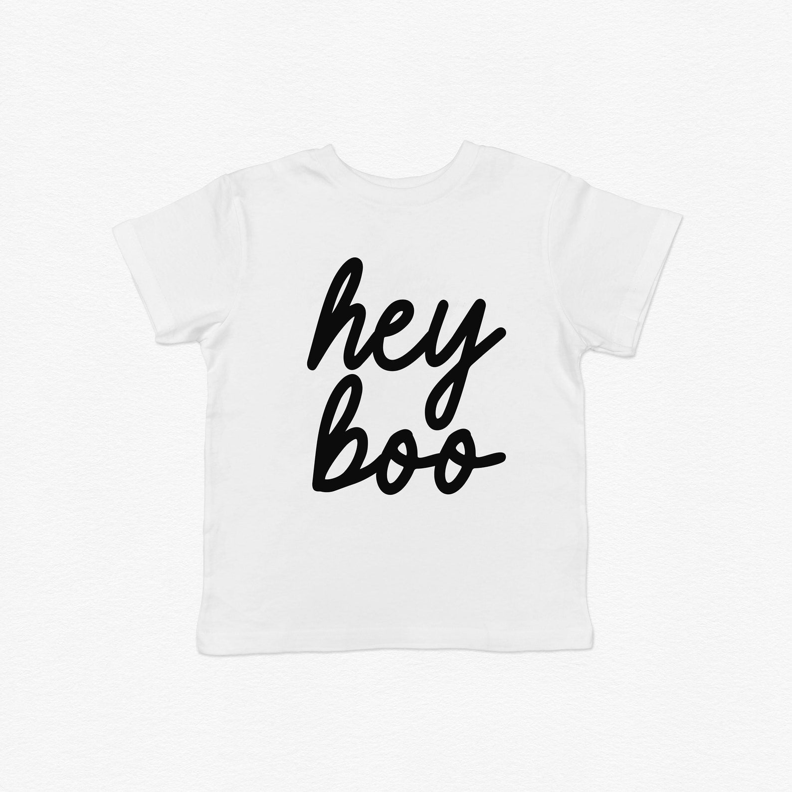 Hey Boo Script Toddler + Kids Tee