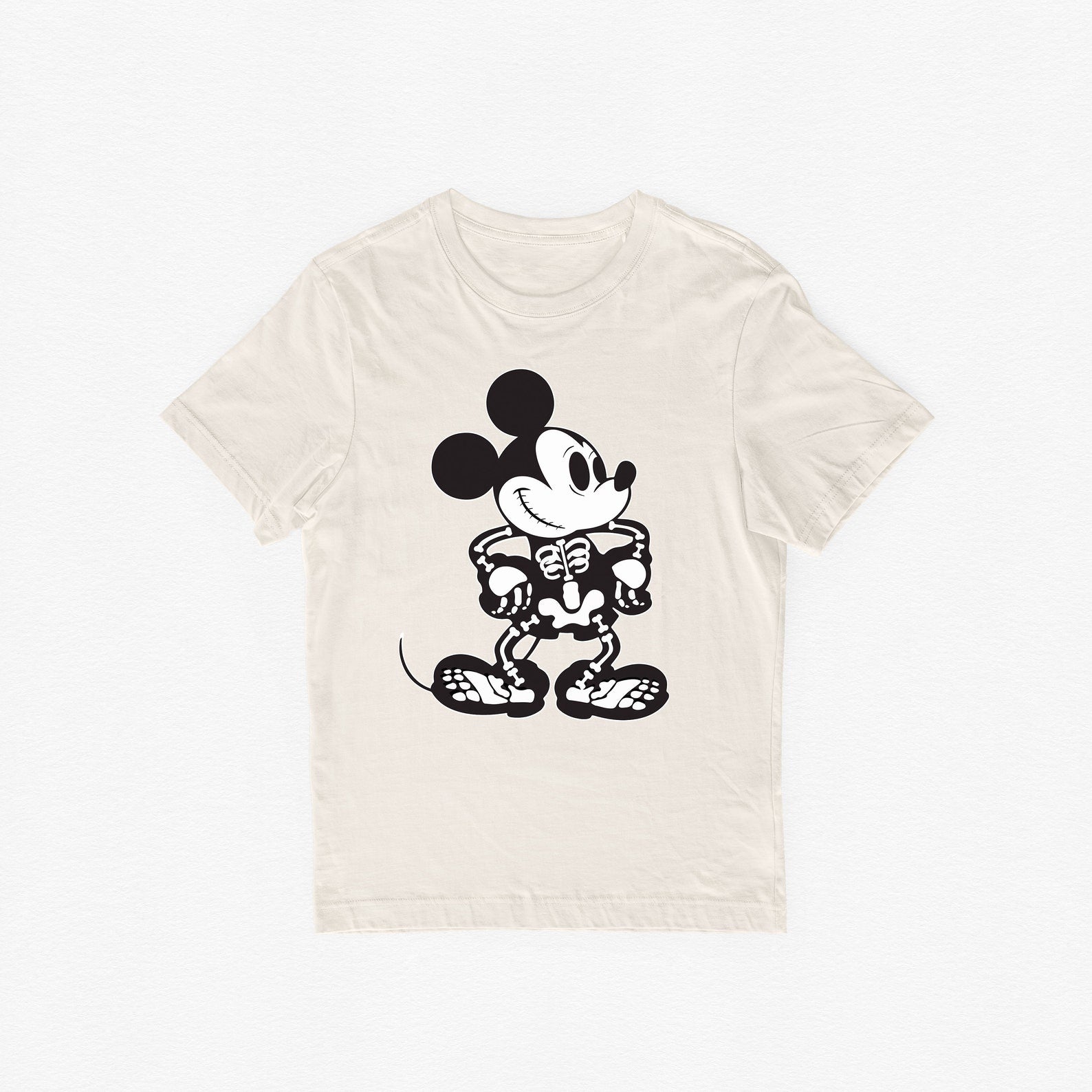 Mickey Skeleton Halloween Tee