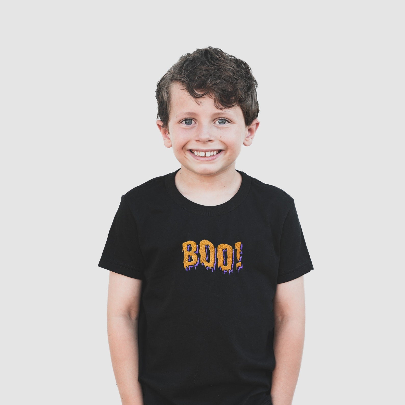 Boo! Halloween Embroidered Tee