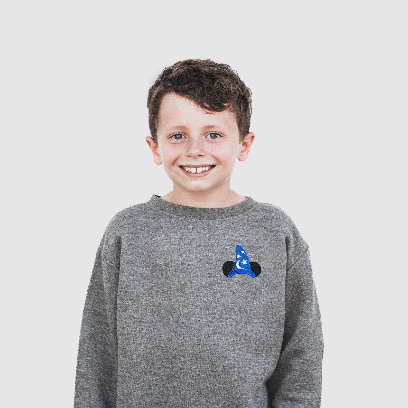 Mickey Wizard Hat Embroidered Sweatshirt