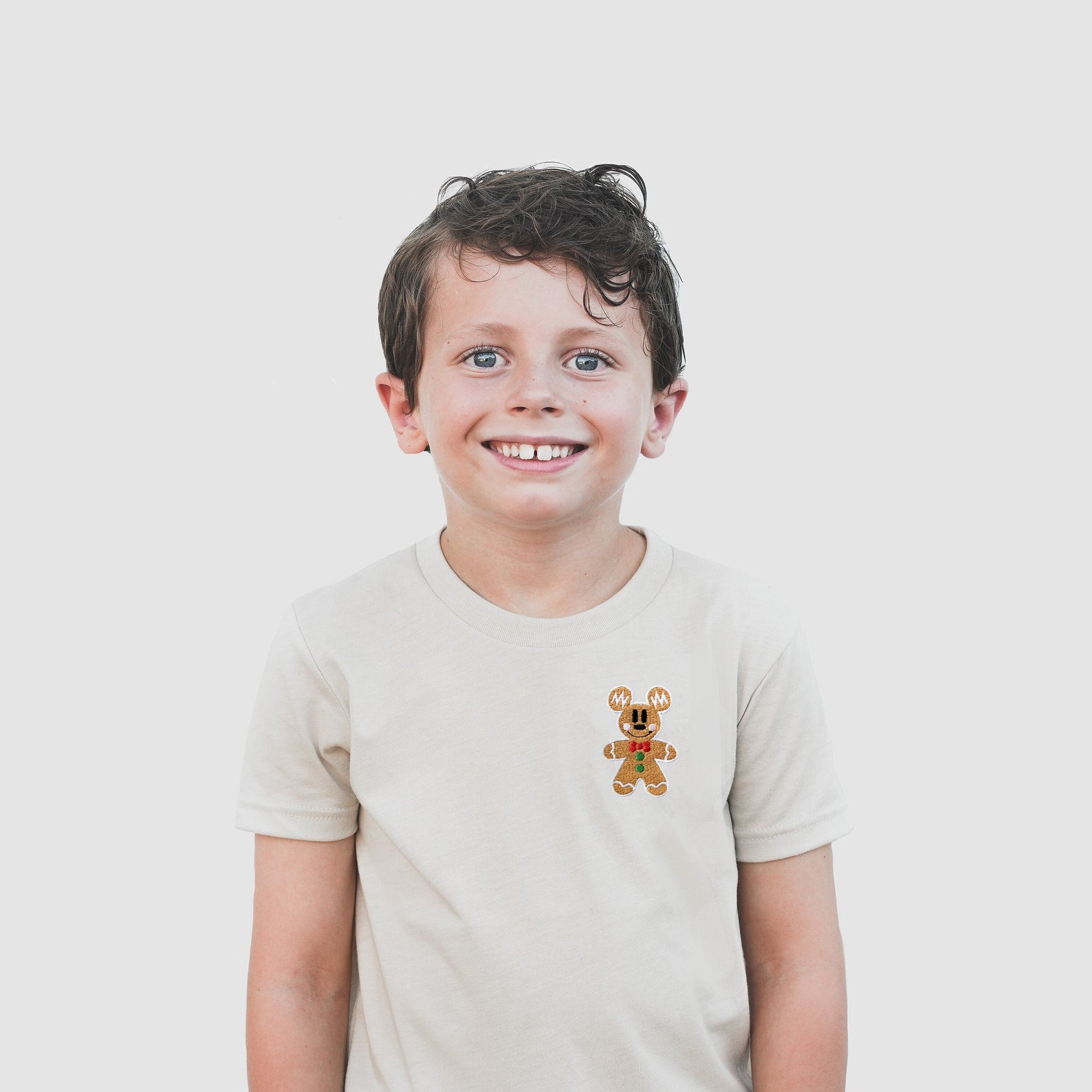 Mickey Gingerbread Embroidered Tee