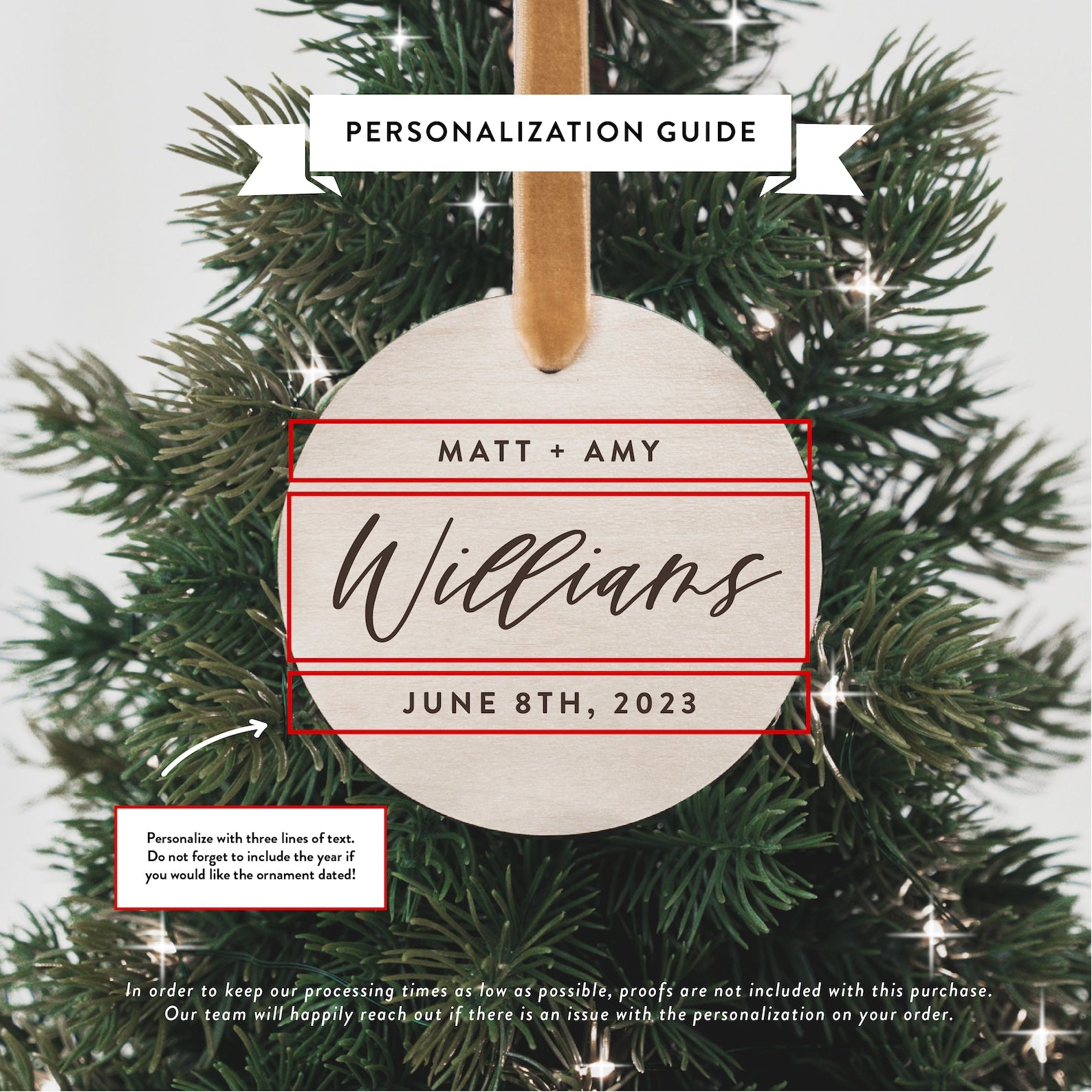 Family 2023 Personalized Christmas Ornament