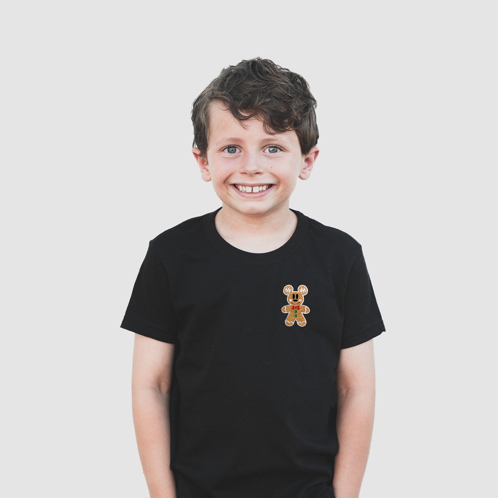 Mickey Gingerbread Embroidered Tee