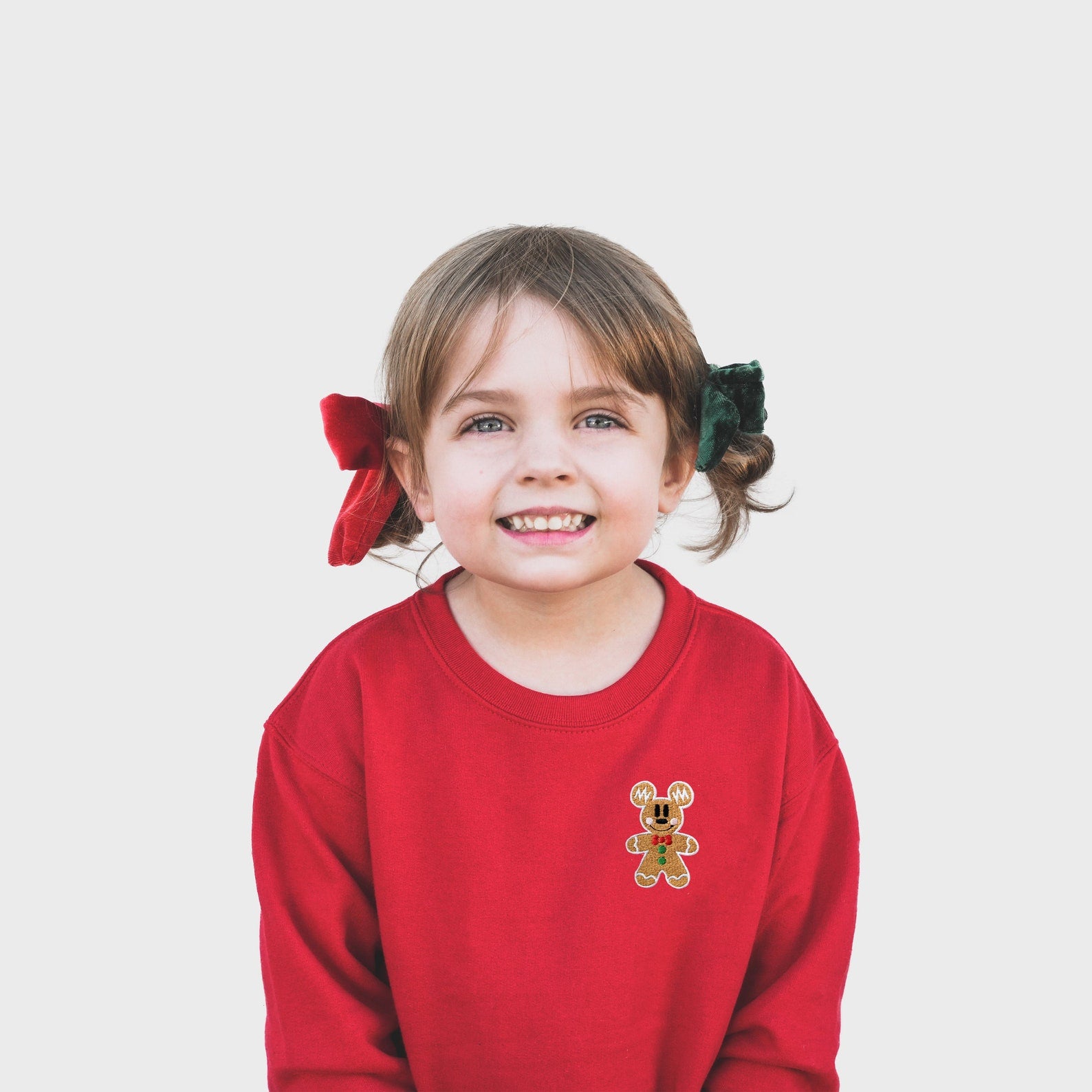 Mickey Gingerbread Embroidered Sweatshirt