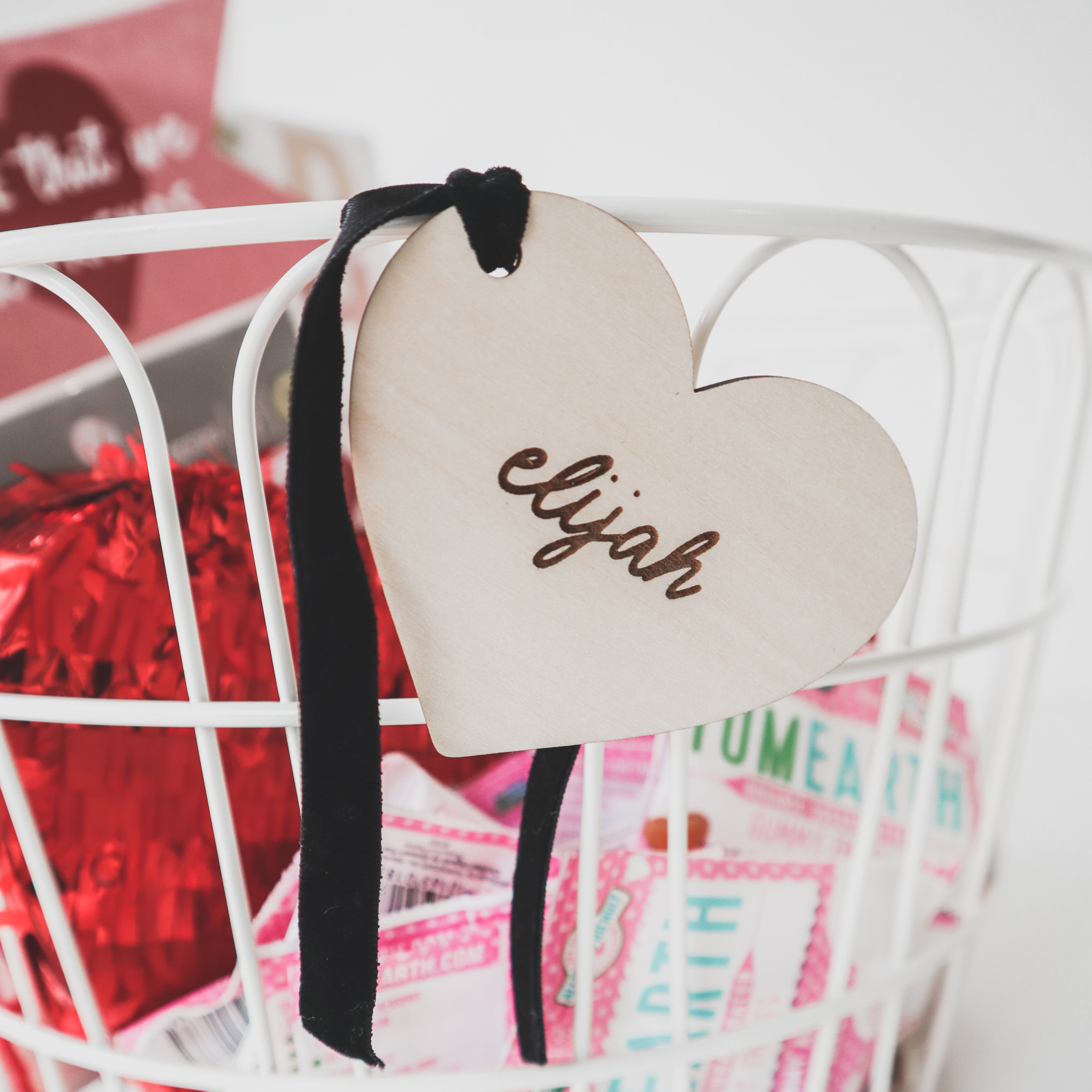 Valentine's Day Personalized Heart Tag
