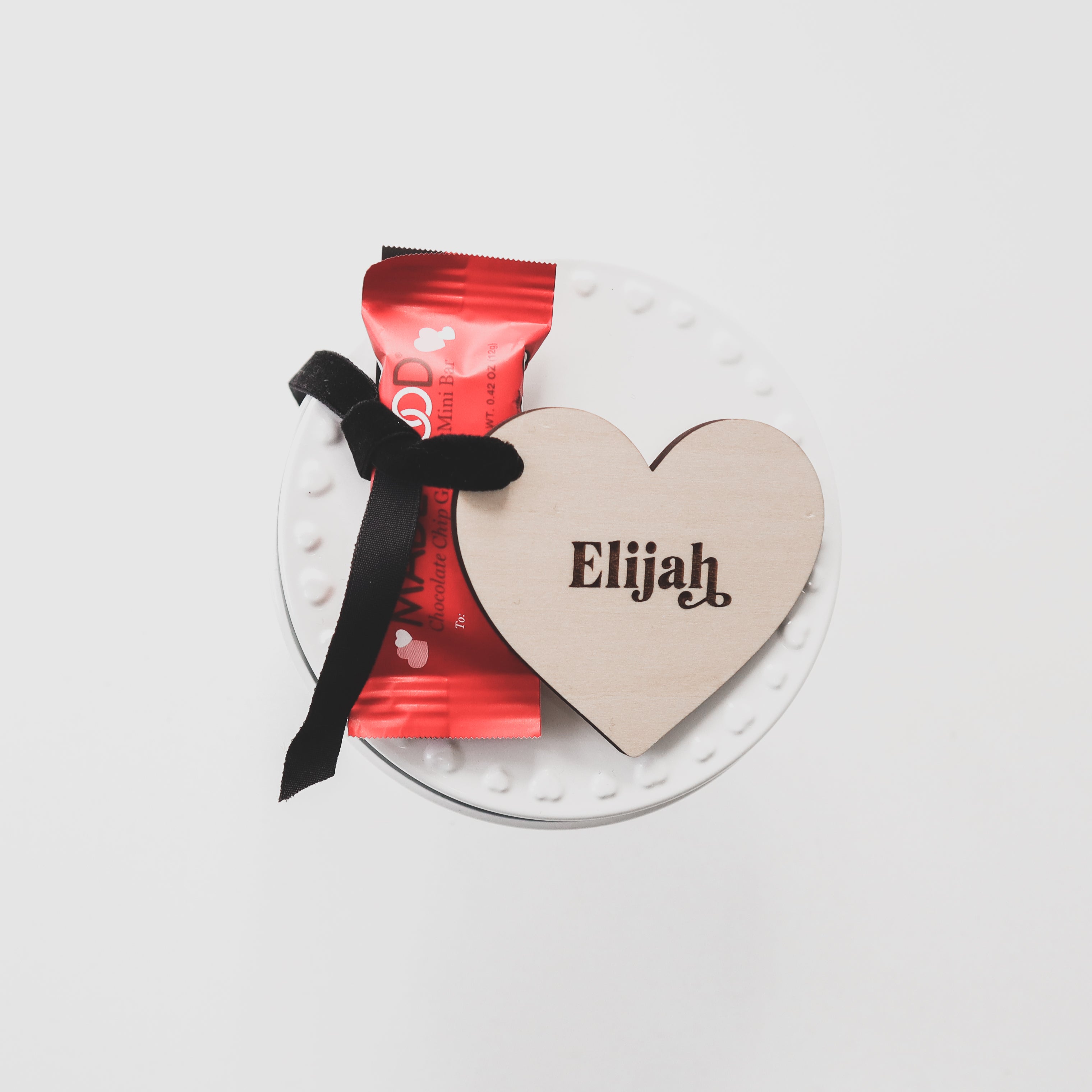 Valentine's Day Personalized Heart Tag