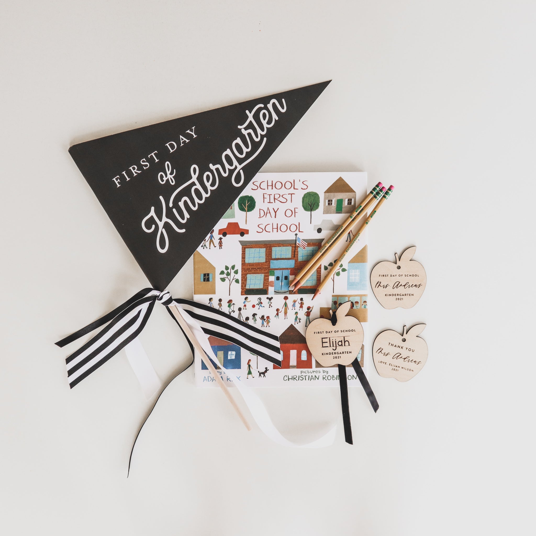 Personalized Apple Name Tag