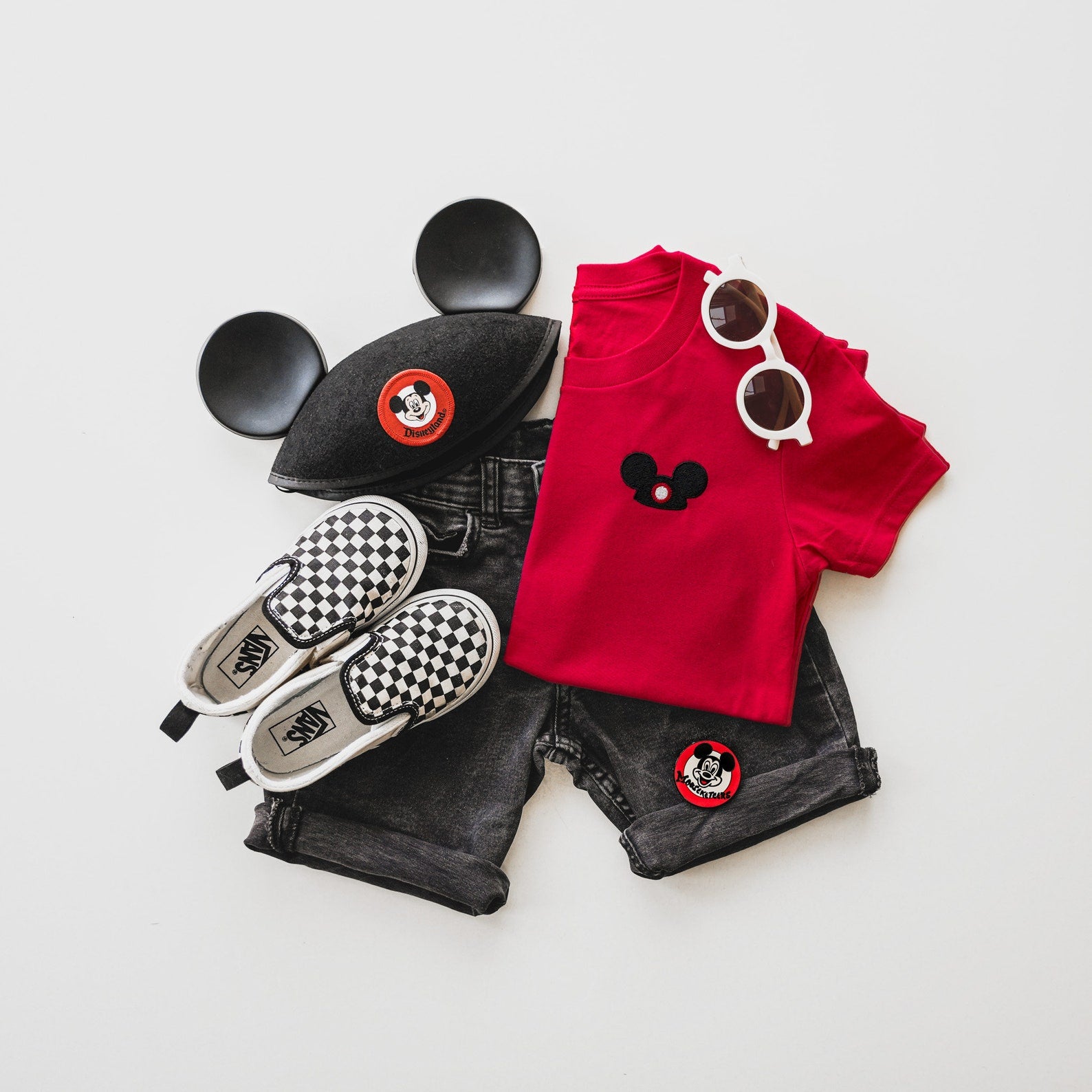 Mickey Ears Hat Embroidered Tee
