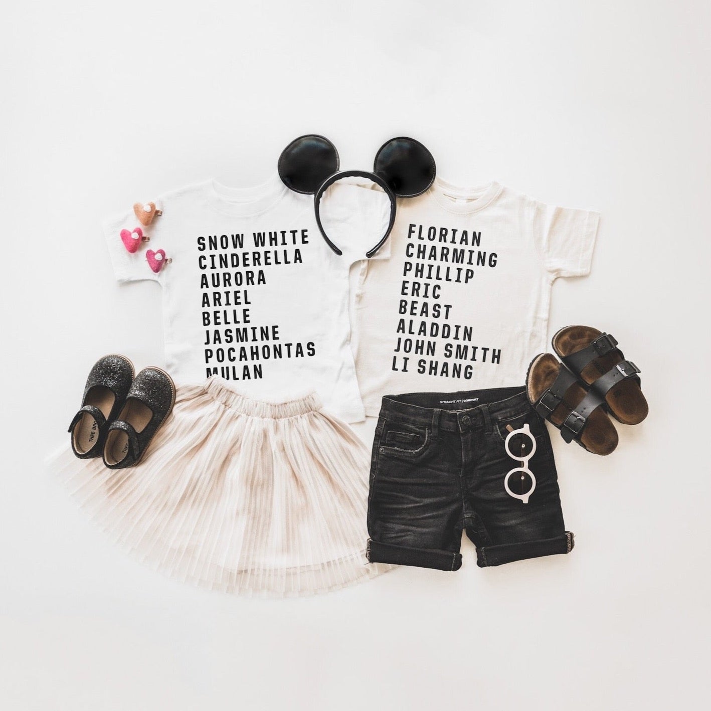 Classic Princesses + Princes Character Tee